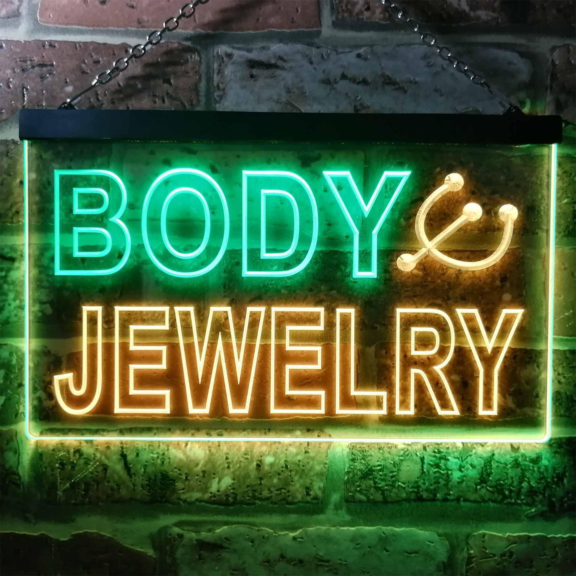 Body Jewelry Shop - Магазин украшений для тела Двухцветная светодиодная