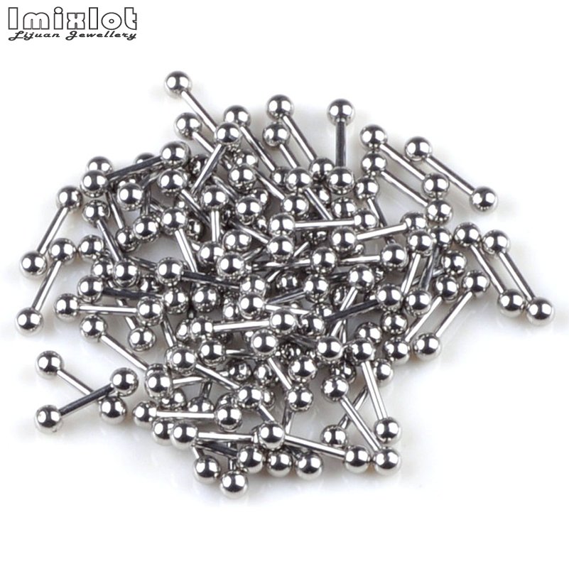 Tongue Barbell Straight - Кольца для пирсинга с языком из