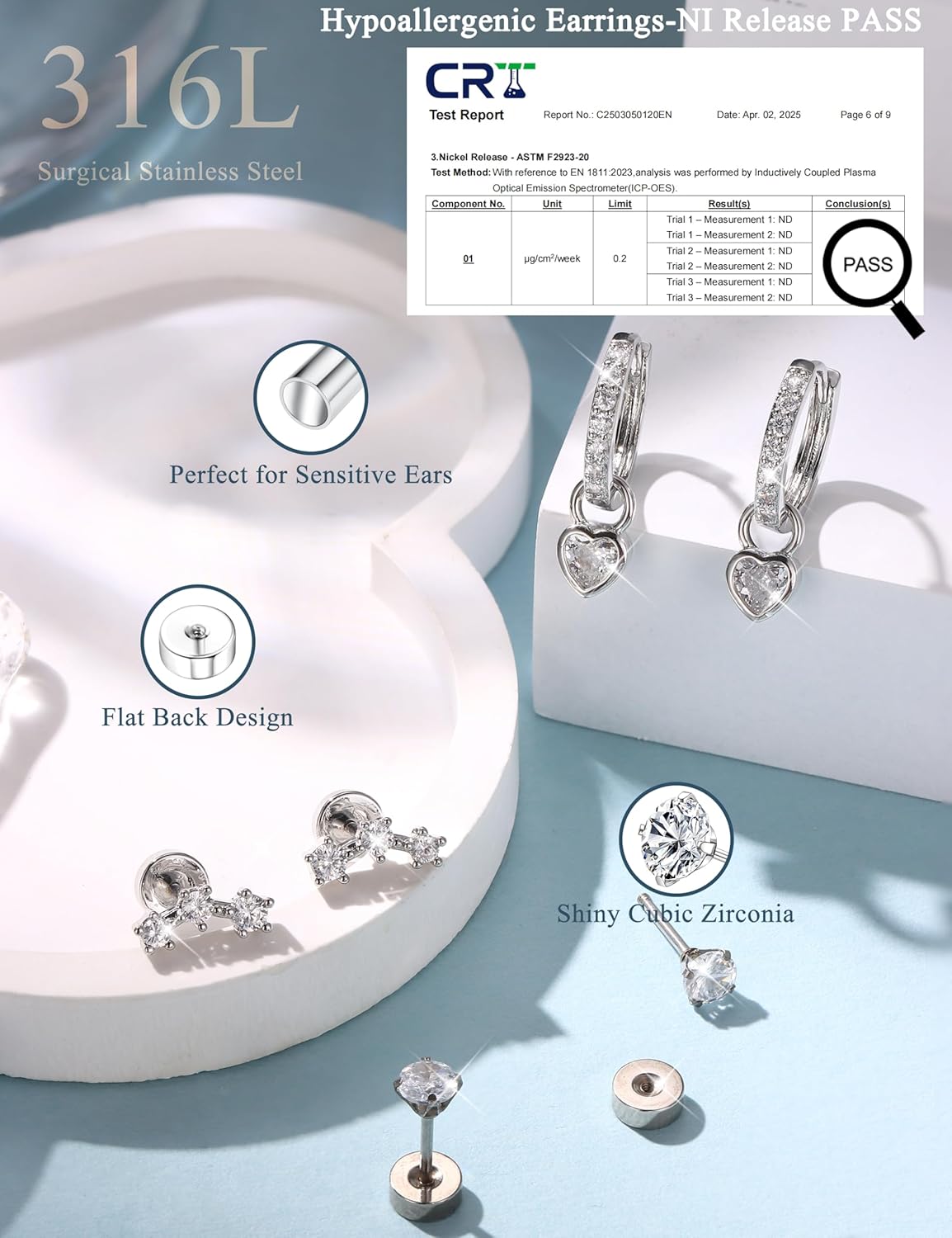 Серьги-кольца Drperfect, 2 шт. – обзор и цена Body Jewelry Surgical Steel