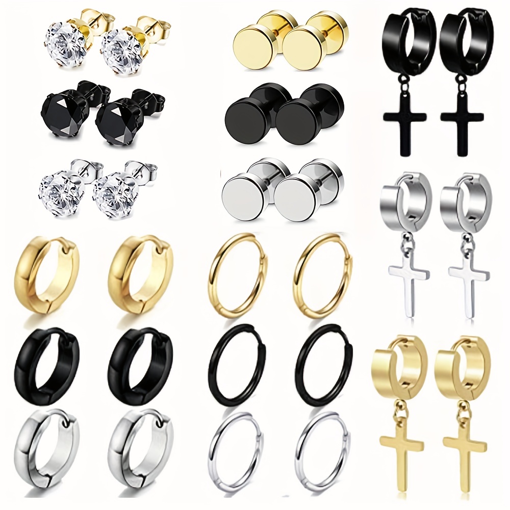 1-15 пар серег, комплект для м – обзор и цена Body Jewelry Kit