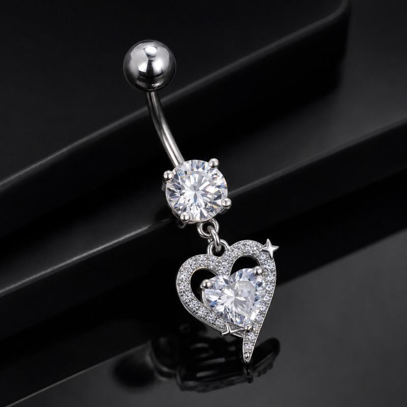 Серьга-кольцо для пупка из хир – обзор и цена Body Jewelry Surgical Steel