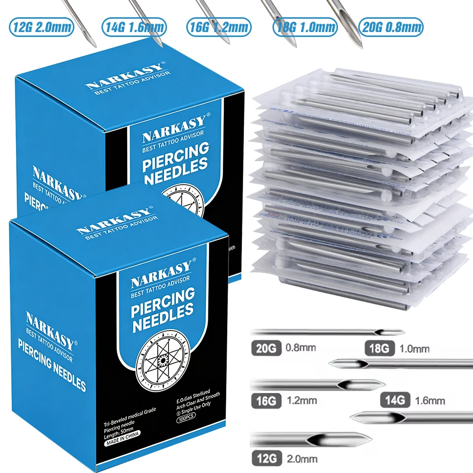 Набор для пирсинга Narkasy (20 – обзор и цена Body Jewelry Kit
