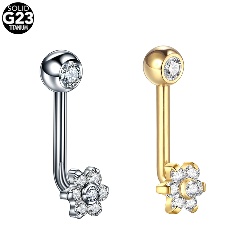 1 шт. 14 г титановый цветок Кр – обзор и цена Body Jewelry Vch