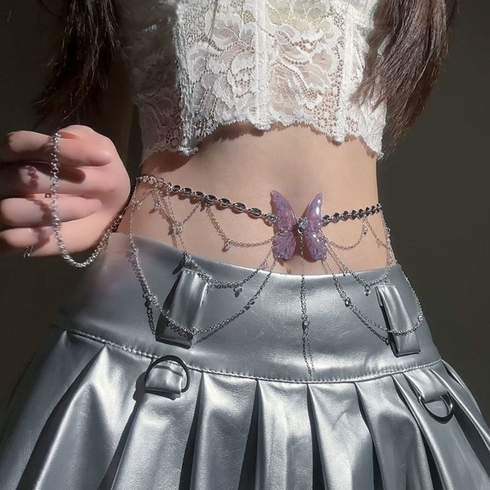 Модный элегантный многослойный – обзор и цена Body Jewelry Y2K