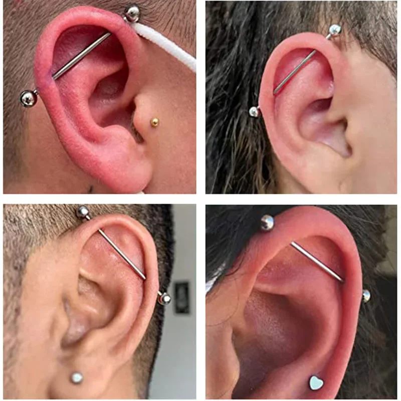 ASTM F136 Титановые промышленн – обзор и цена Tongue Barbell Straight
