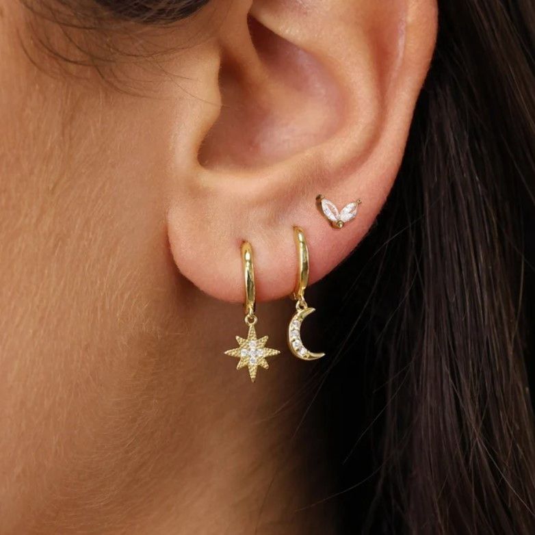 3 шт., набор серег-гвоздиков с – обзор и цена Body Jewelry Kit