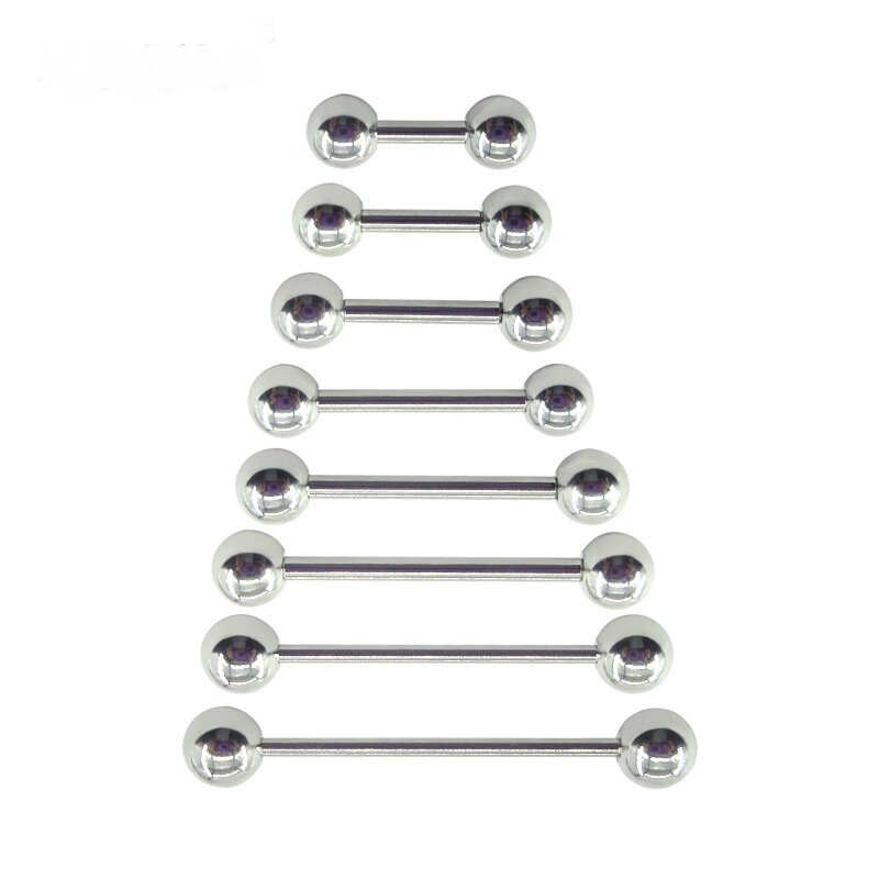 2 шт., 0,8 мм, длинное прямое  – обзор и цена Tongue Barbell Straight