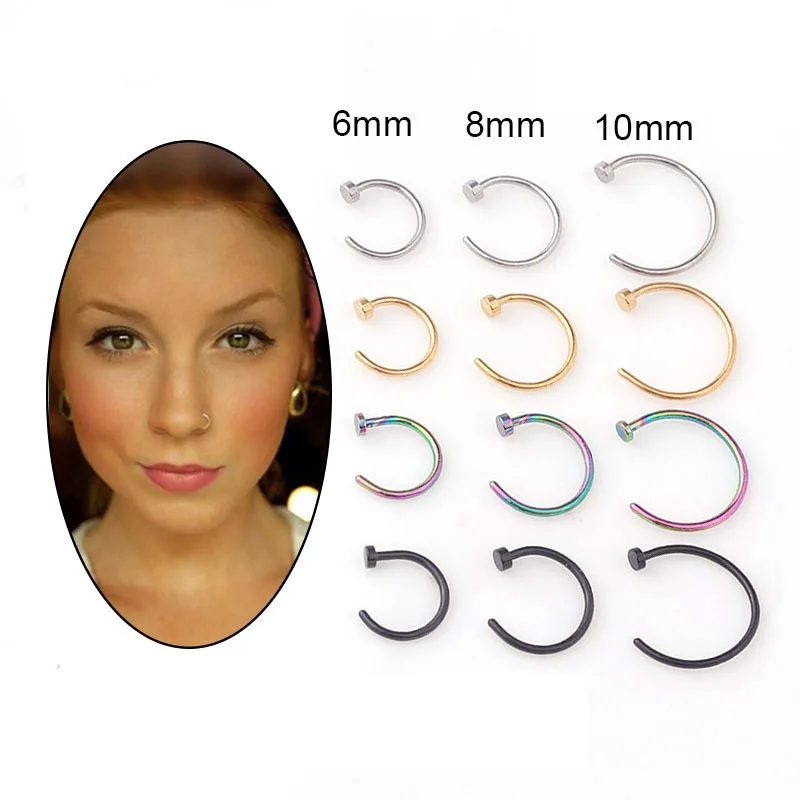 Набор из 5 штук: Кольца для пи – обзор и цена Body Jewelry Surgical Steel
