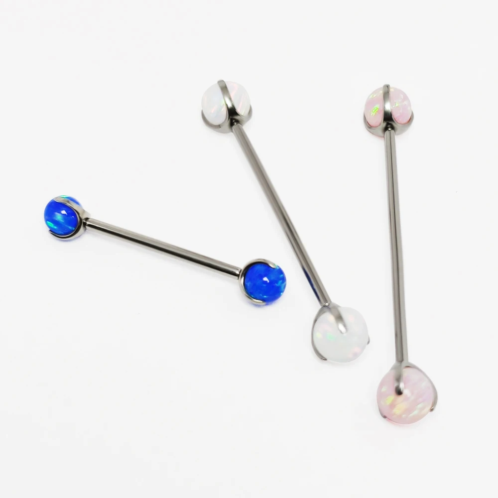 G23 Титановый опал Шарики для  – обзор и цена Tongue Barbell Straight