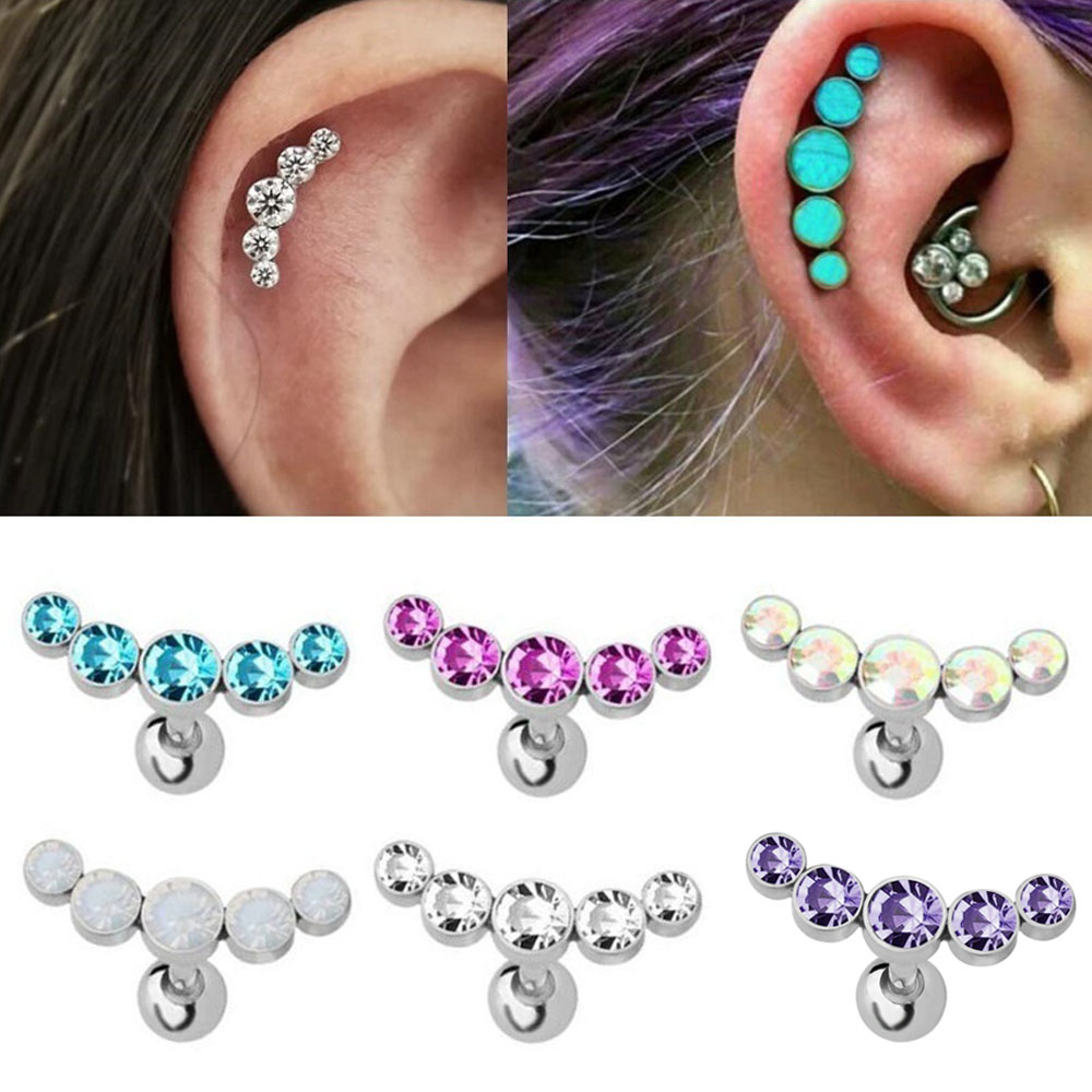 1 шт. Модные серьги-гвоздики и – обзор и цена Body Jewelry Ear Piercing