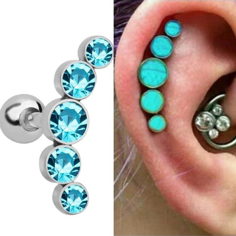 1 шт. Модные серьги-гвоздики и – обзор и цена Body Jewelry Ear Piercing