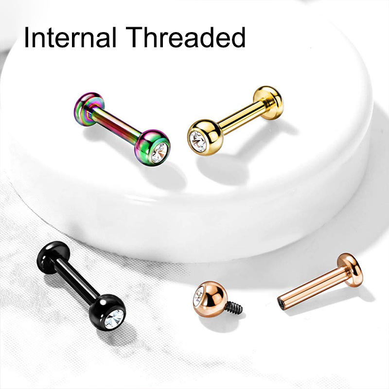 Серьга-гвоздик из хирургическо – обзор и цена Body Jewelry Surgical Steel
