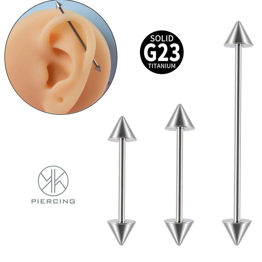 1Pc G23 титановый конус промыш – обзор и цена Tongue Barbell Straight