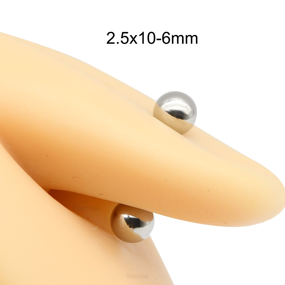 1 шт. 12G-00G из нержавеющей с – обзор и цена Tongue Barbell Straight