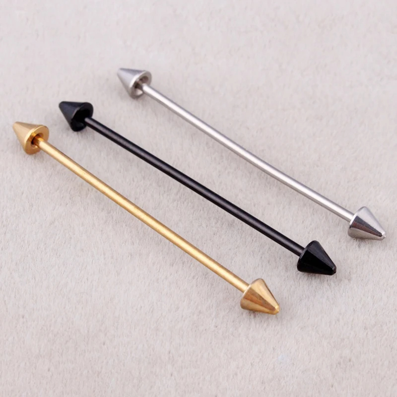 Серьги-гвоздики из нержавеющей – обзор и цена Tongue Barbell Straight
