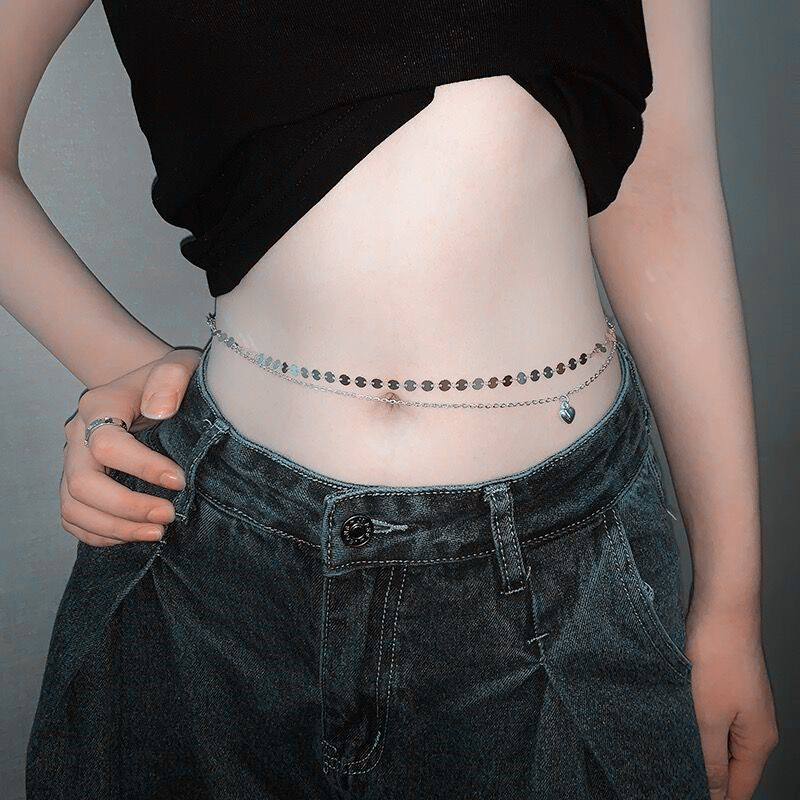 Модная простая двухслойная цеп – обзор и цена Body Jewellery