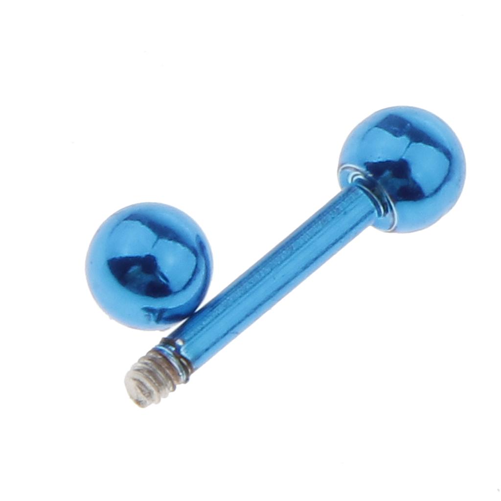 Пирсинг-штанги 16G из нержавею – обзор и цена Tongue Barbell Straight